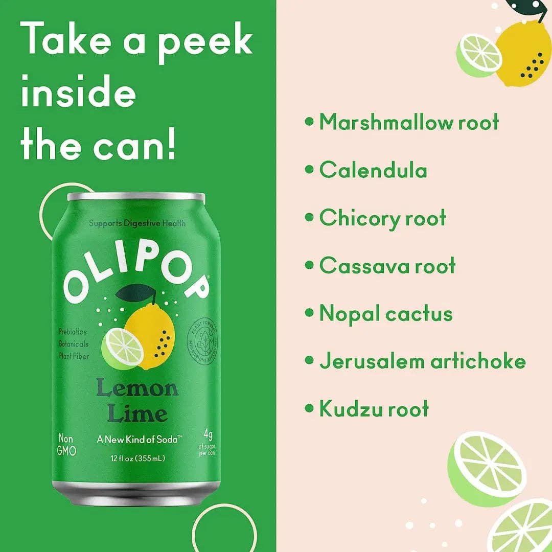 Olipop: Lemon Lime Sparkling Tonic
