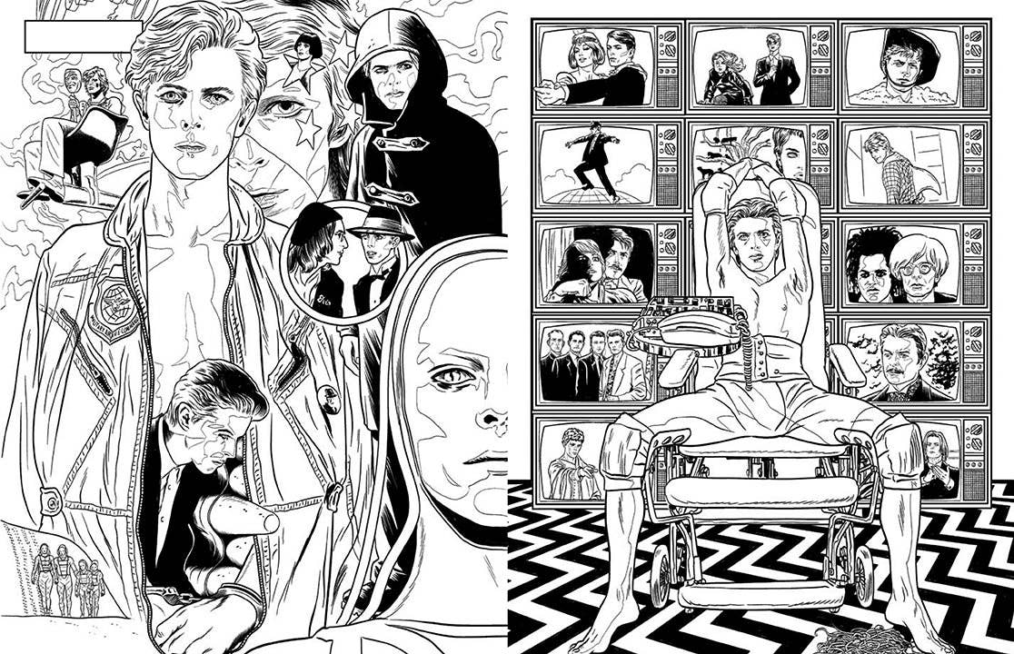 BOWIE: A Michael Allred Coloring Book