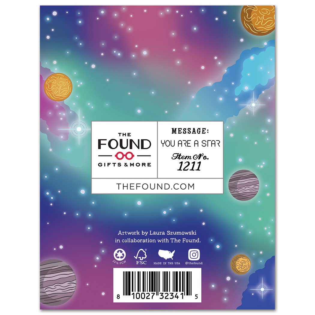 Bowie You Are a Star Birthday Card