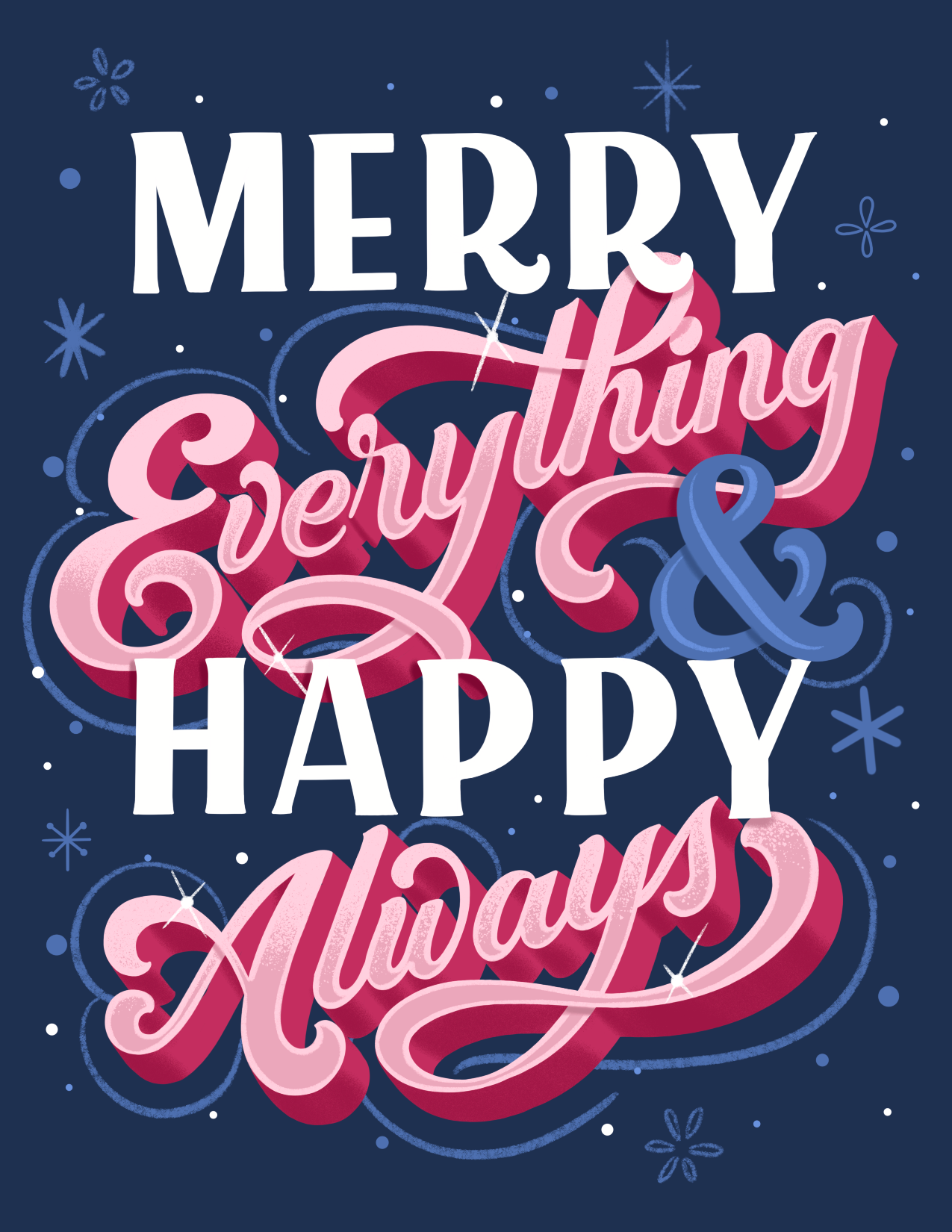 Merry Everything - Greeting Card (Christmas / Holiday)