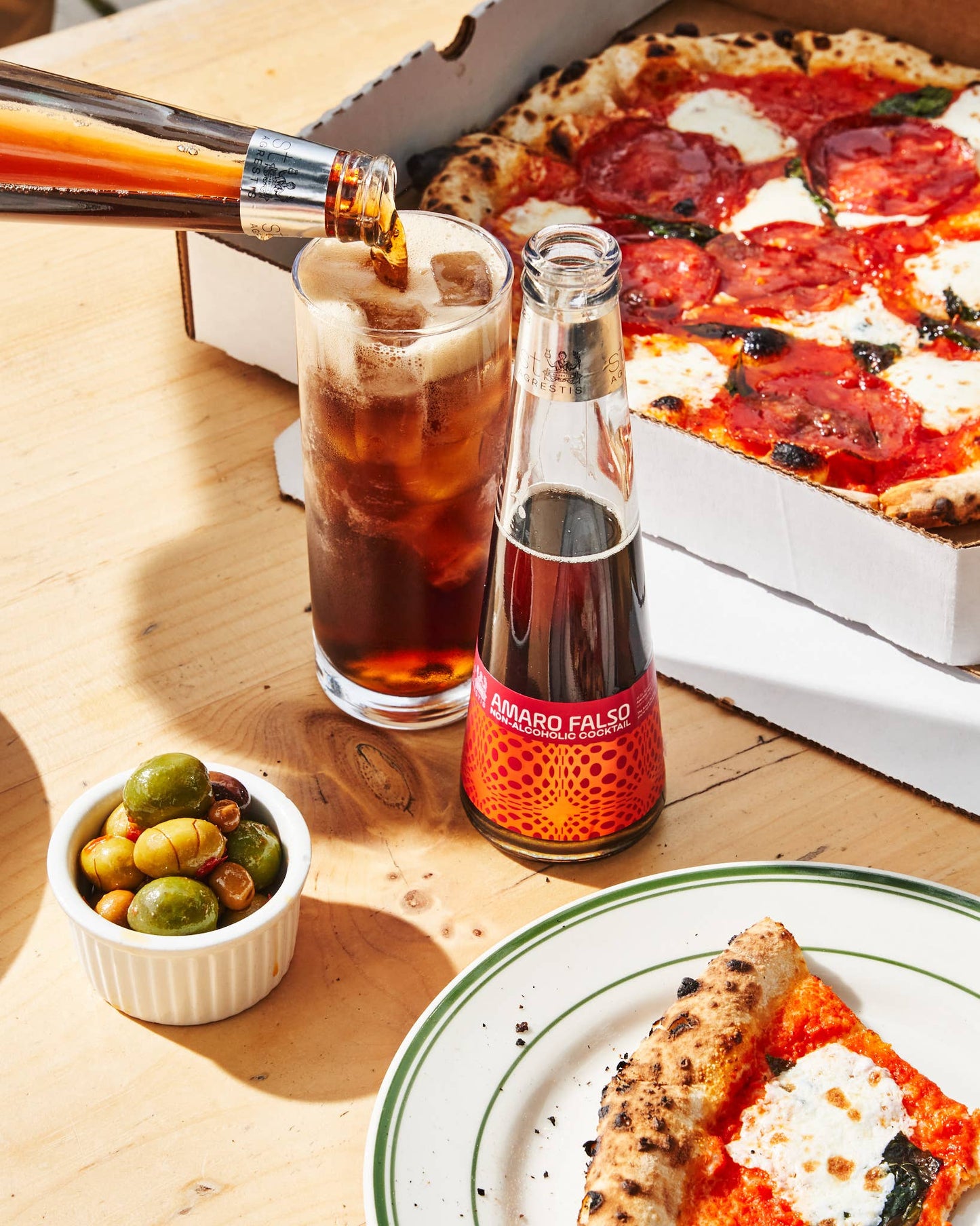 St. Agrestis Non-Alcoholic Amaro Falso.