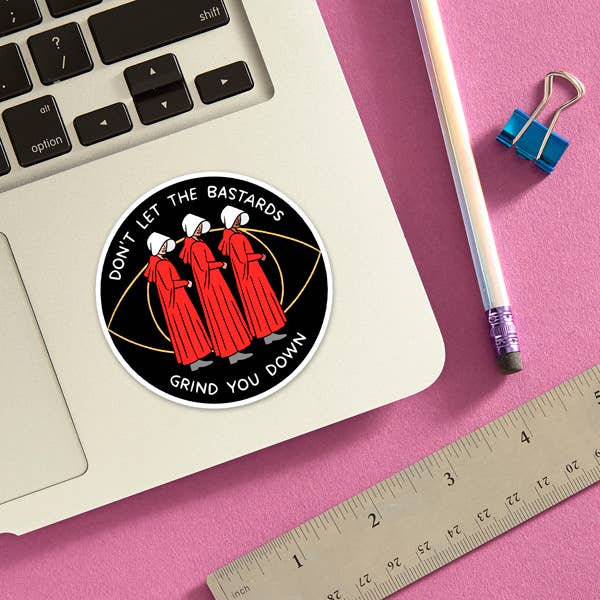 Handmaid's Tale Book Quote Die Cut Sticker