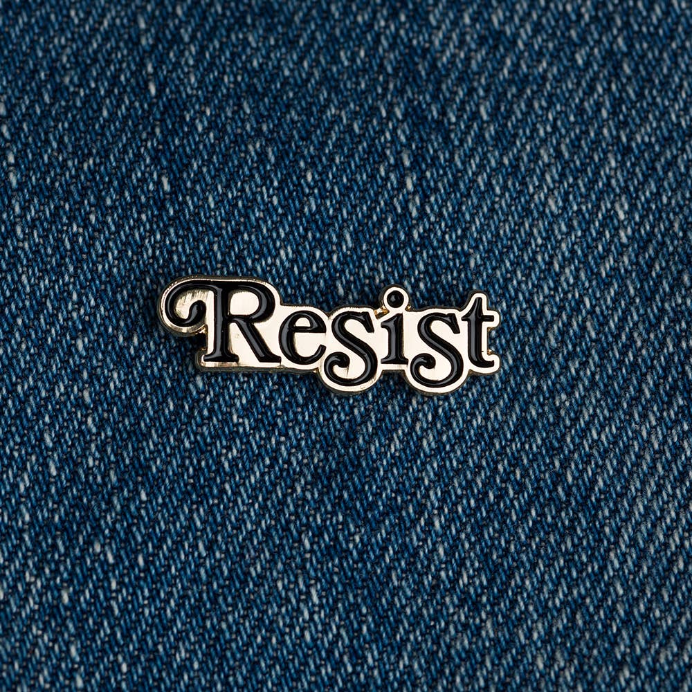 "Resist" Enamel Pin