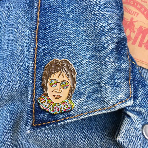 John Lennon Imagine Pin