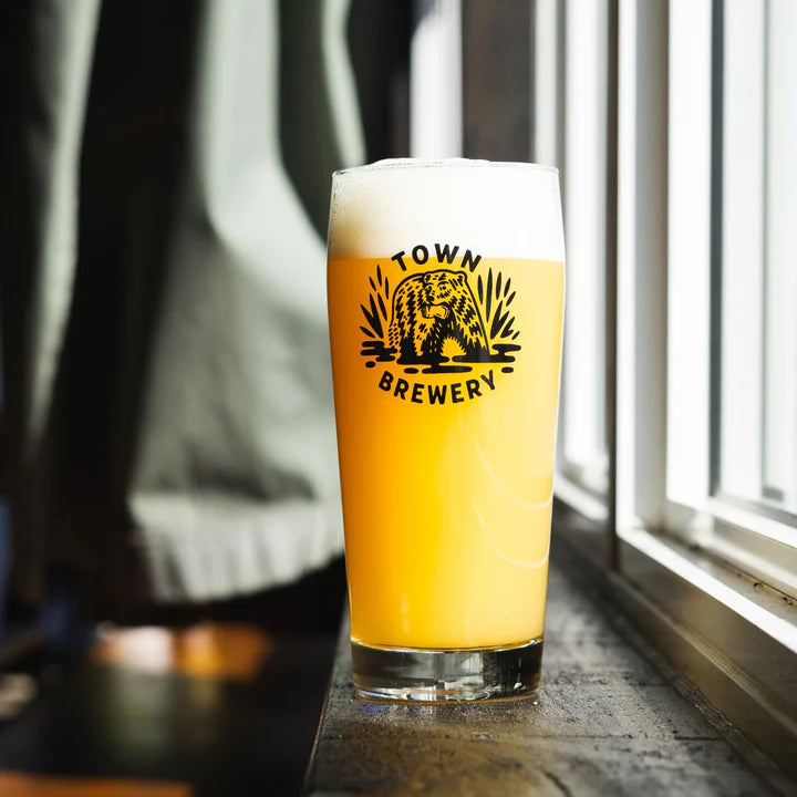 Town Brewery Bear Glass
