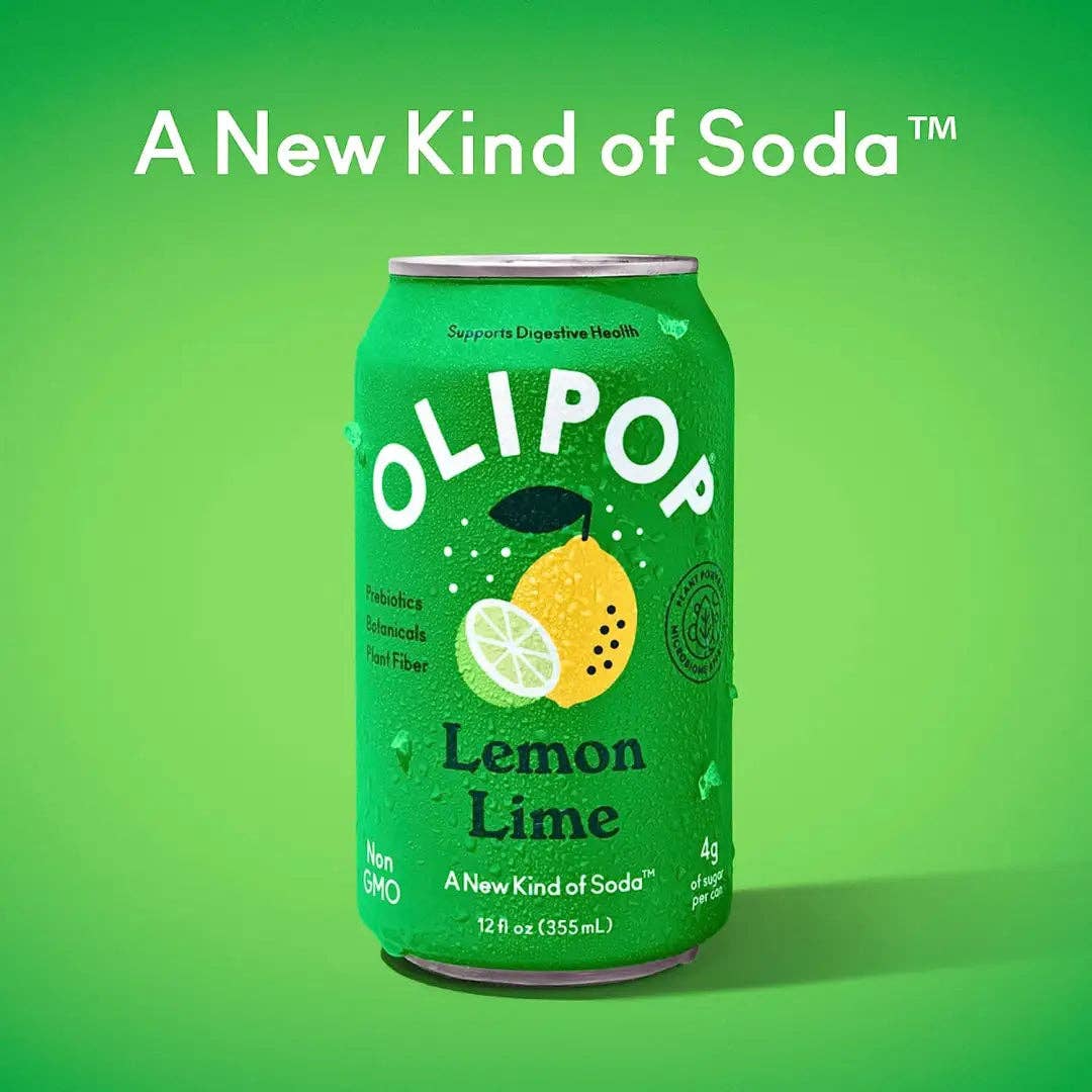 Olipop: Lemon Lime Sparkling Tonic