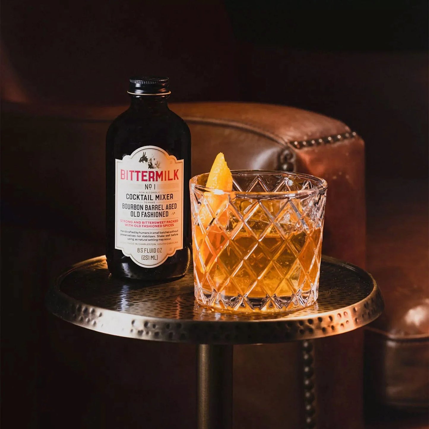 Bittermilk: No.1 Bourbon Barrel Aged Old Fashioned Cocktail Mixer