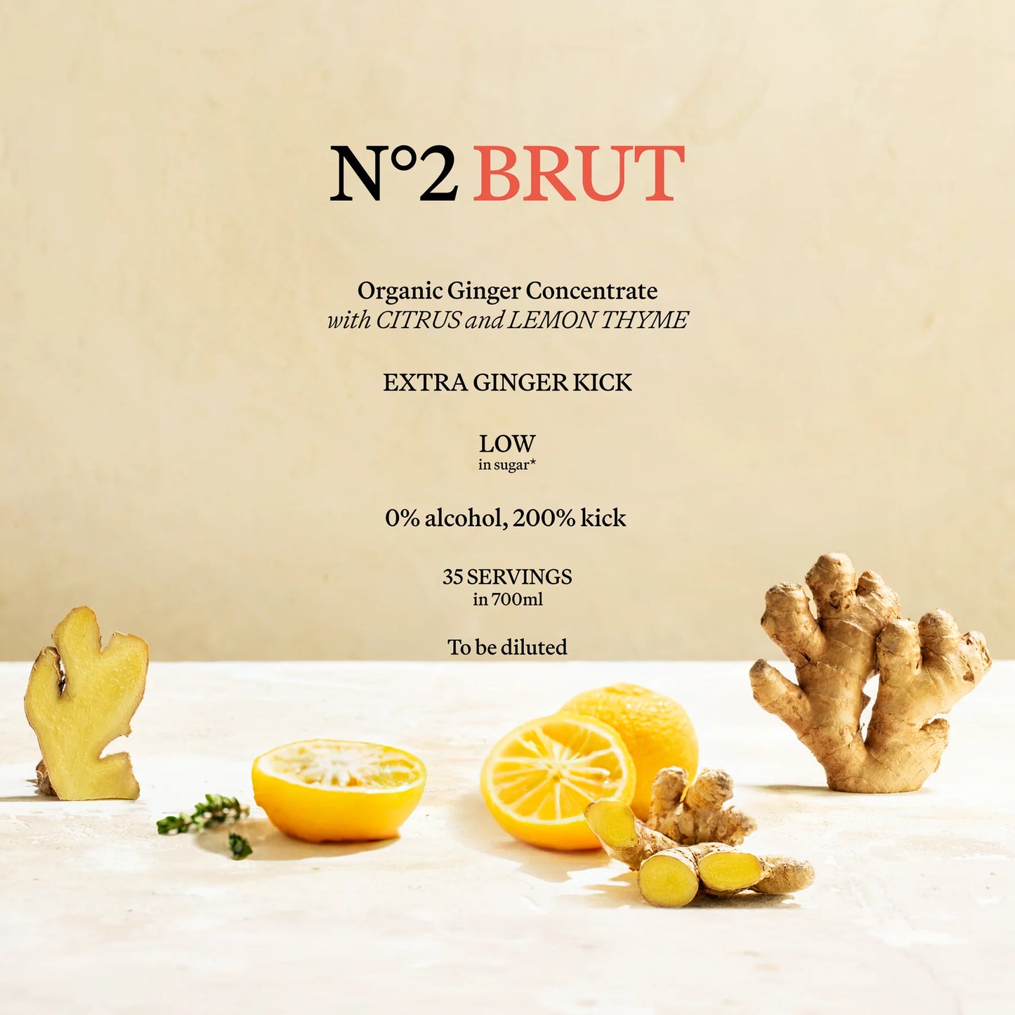 GIMBER: N°2 Brut - Organic Ginger Concentrate