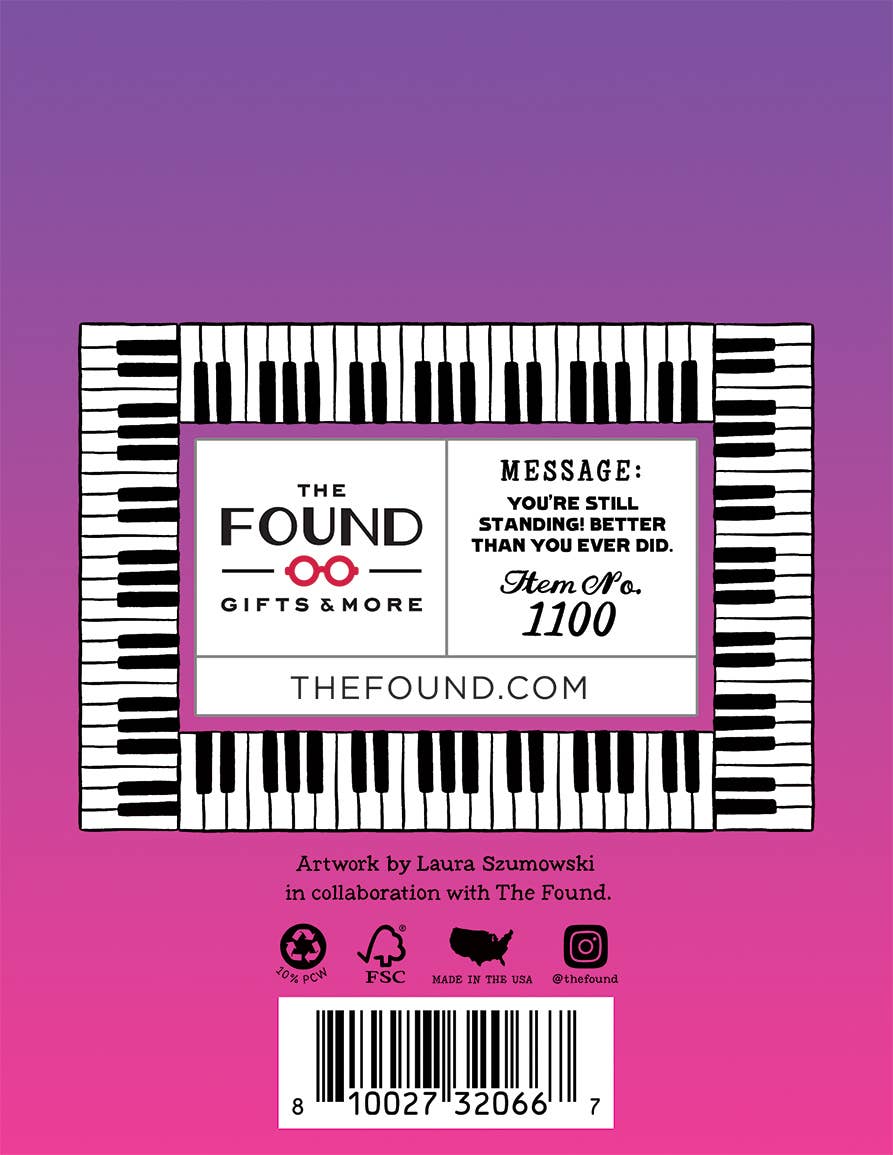 Elton John Happy Birthday Card