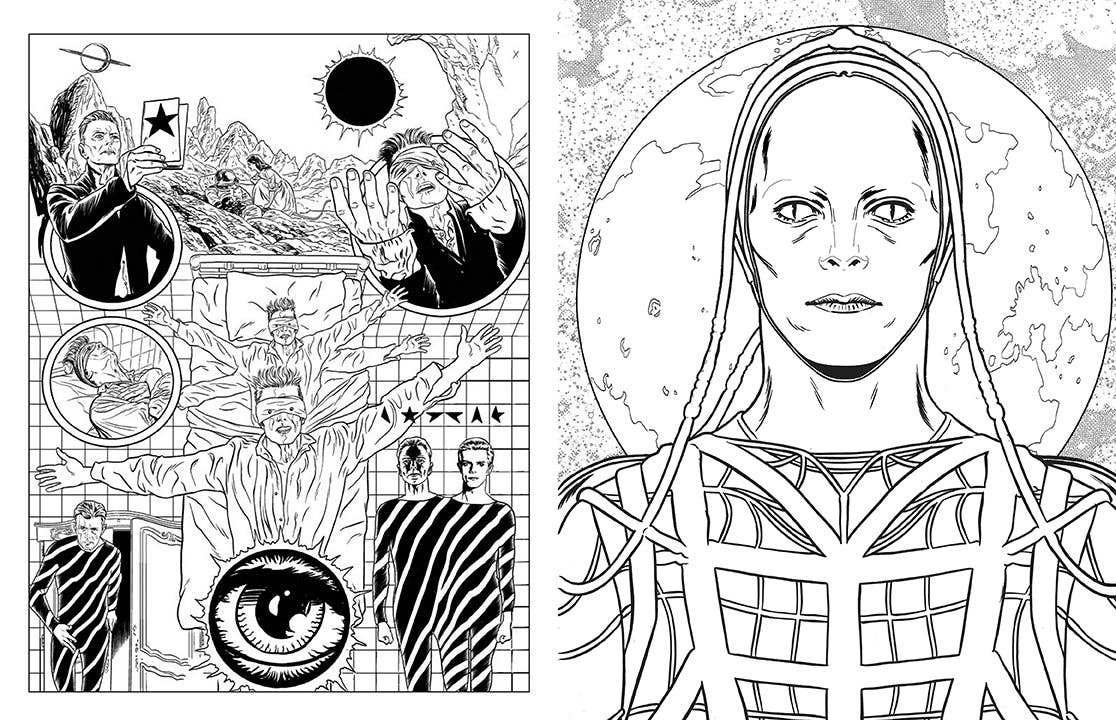 BOWIE: A Michael Allred Coloring Book