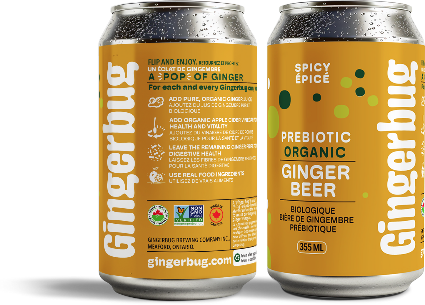 Gingerbug: SPICY Prebiotic Ginger Beer
