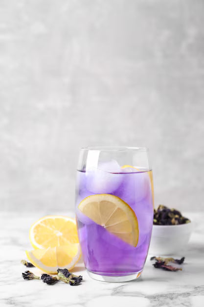 The County Bounty: Lavender and Lemon Herbs soda