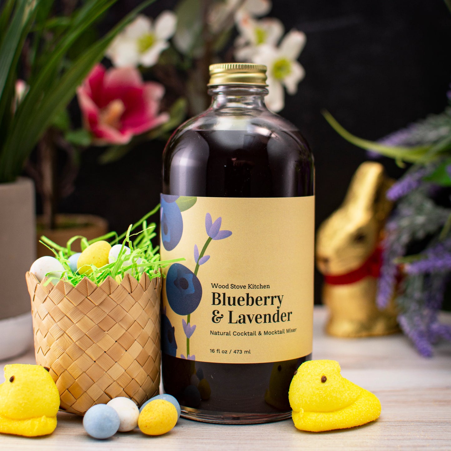 Wood Stove Kitchen: Blueberry & Lavender Syrup