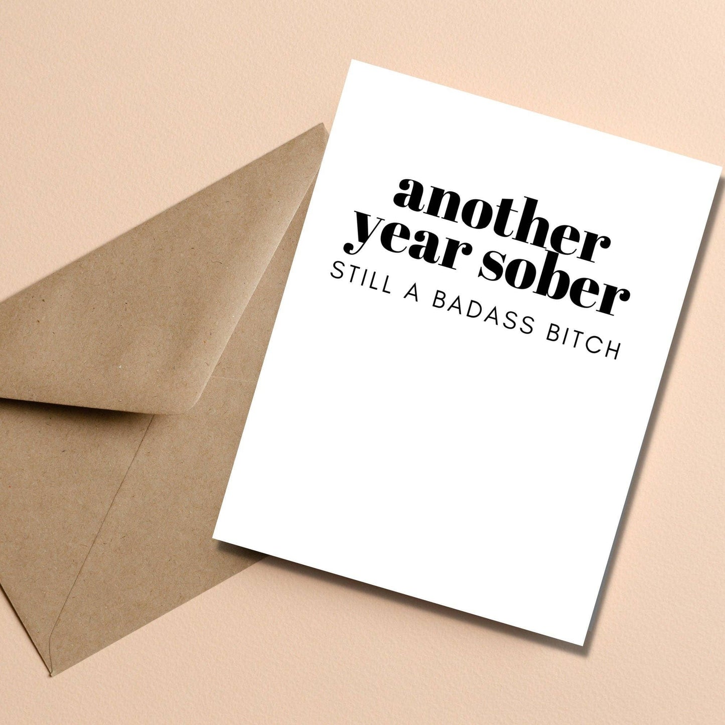 Funny Sobriety Card, Sobriety Milestone Gifts