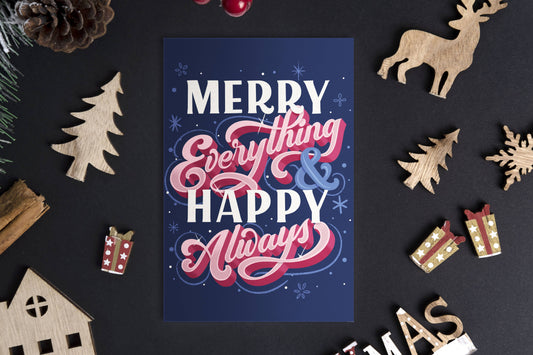 Merry Everything - Greeting Card (Christmas / Holiday)