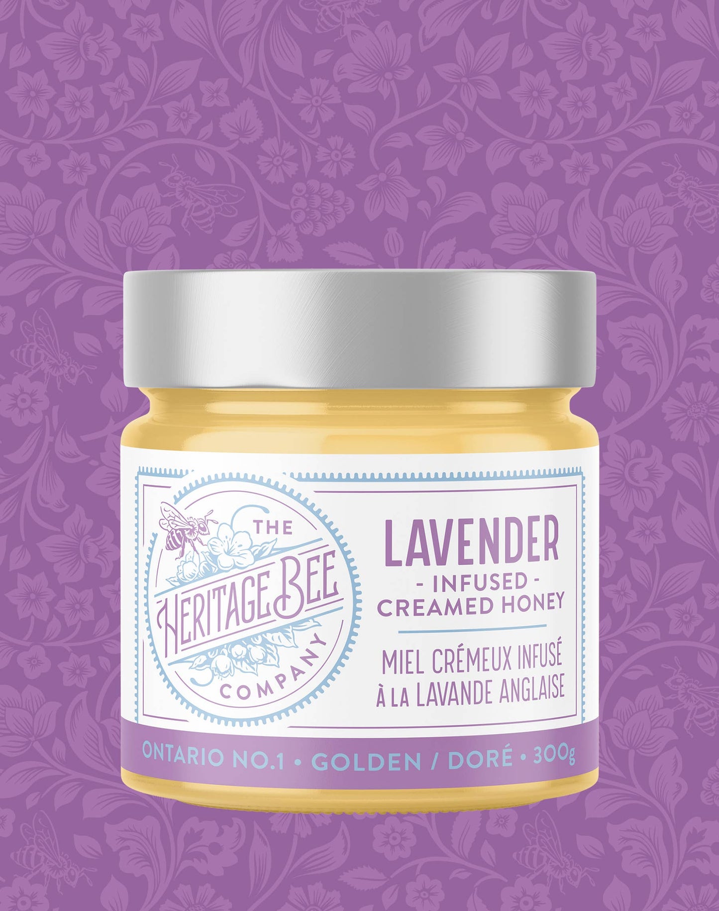 Lavender Creamed Honey - 300 g (10.6 oz)
