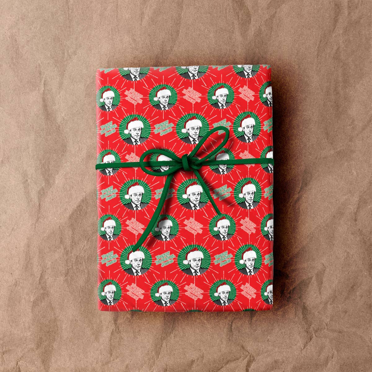 Michael Scott Happy Birthday Jesus Wrapping Paper Sheet