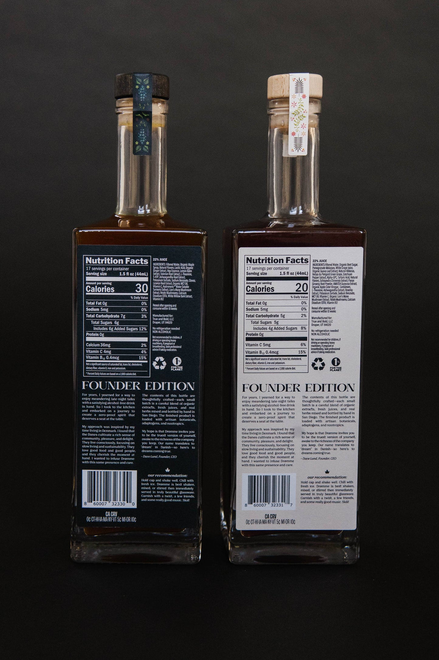Drømme: Calm Zero Proof Elixir (Founder Edition) (750 ml)