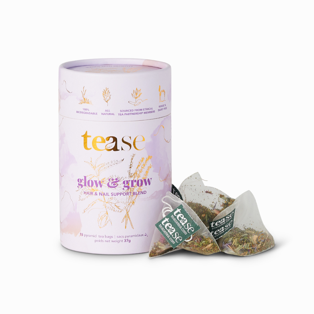 Tease: Glow & Grow Superfood + Adaptogen Tea Blend | Beauty Support
