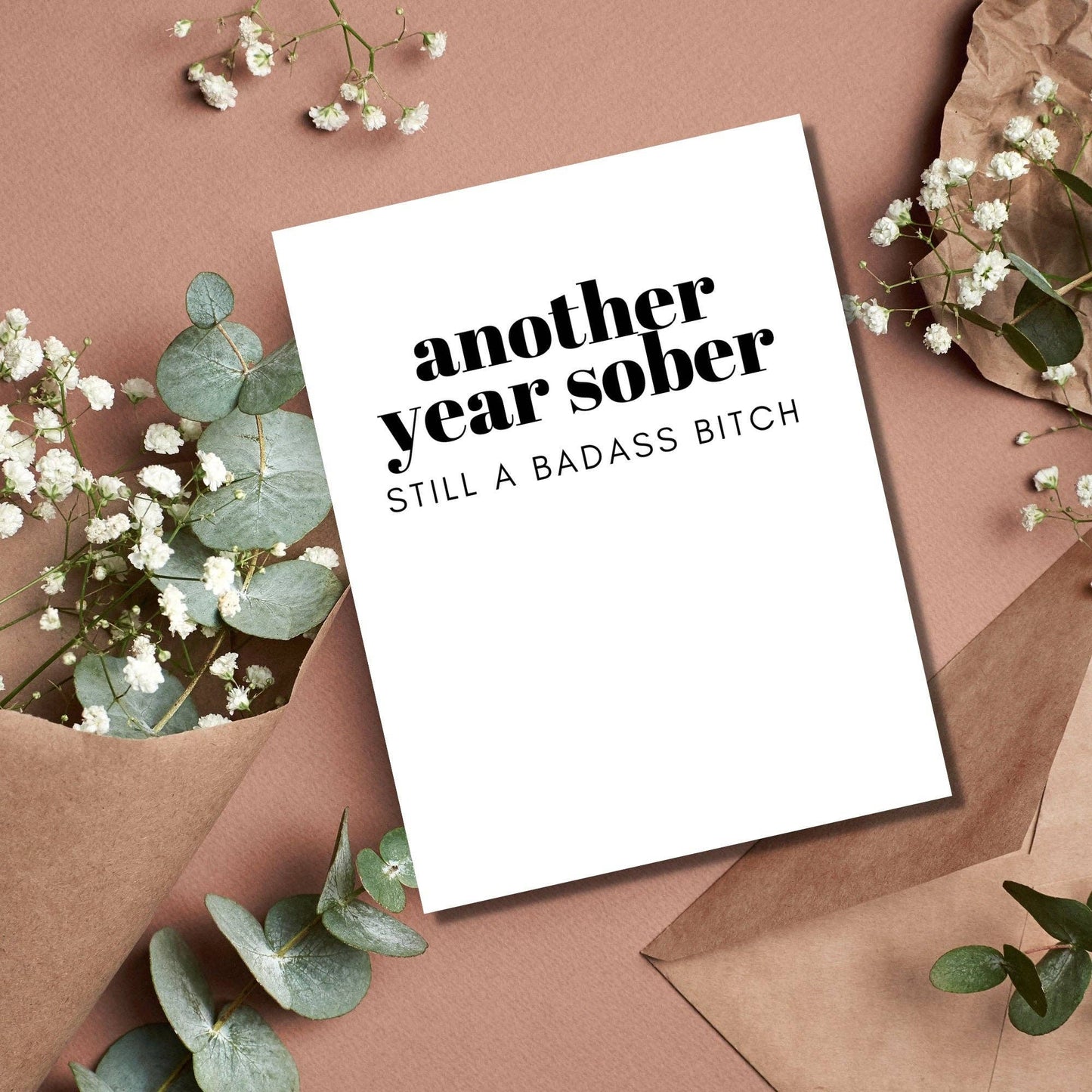 Funny Sobriety Card, Sobriety Milestone Gifts