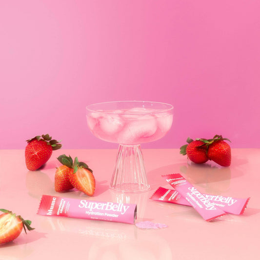 blume: SuperBelly Hydration & Gut Mix -- Strawberry Hibiscus