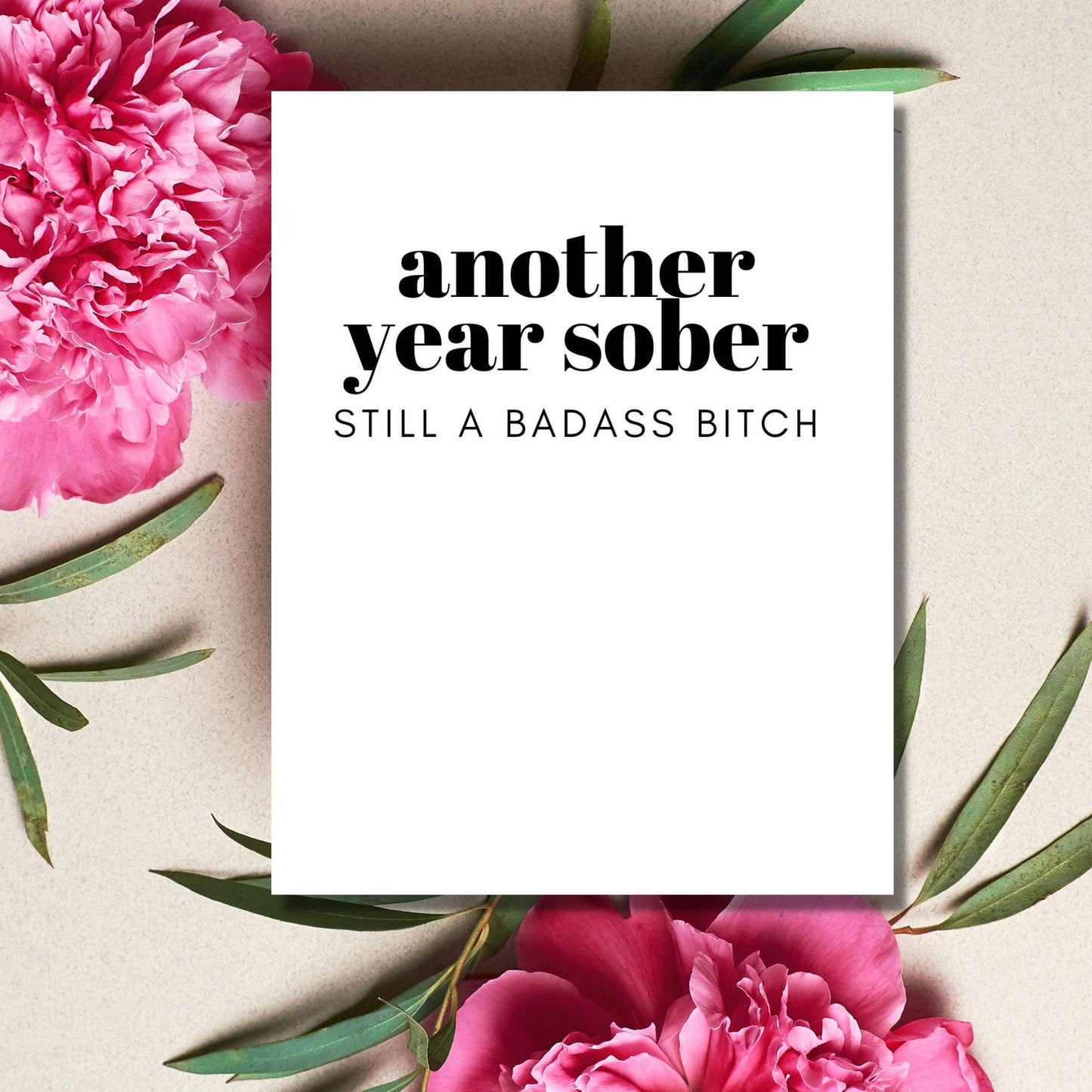 Funny Sobriety Card, Sobriety Milestone Gifts