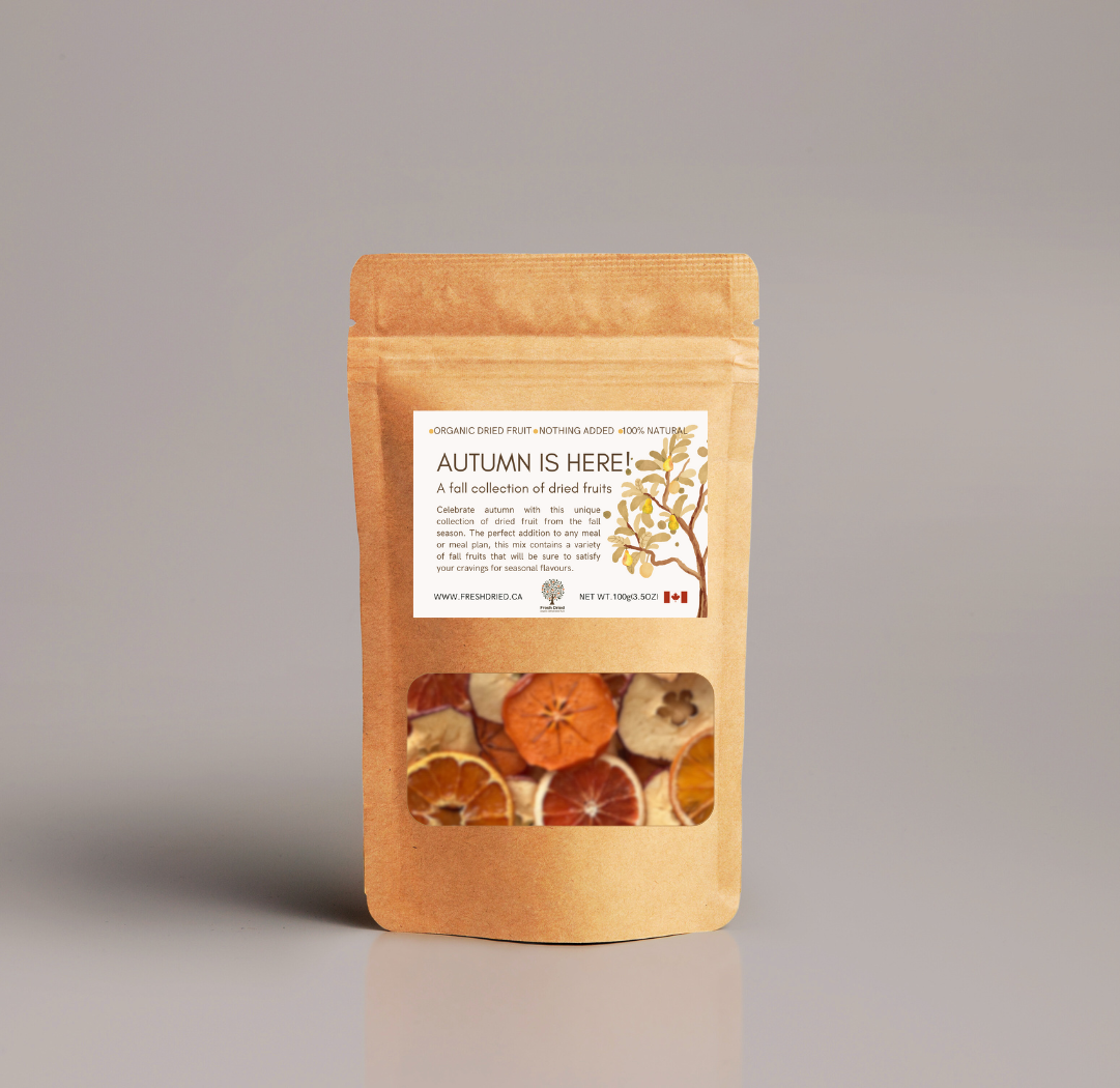 Organic Dried Fruit Autumn Mix