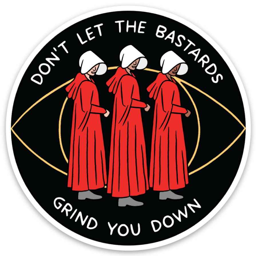 Handmaid's Tale Book Quote Die Cut Sticker