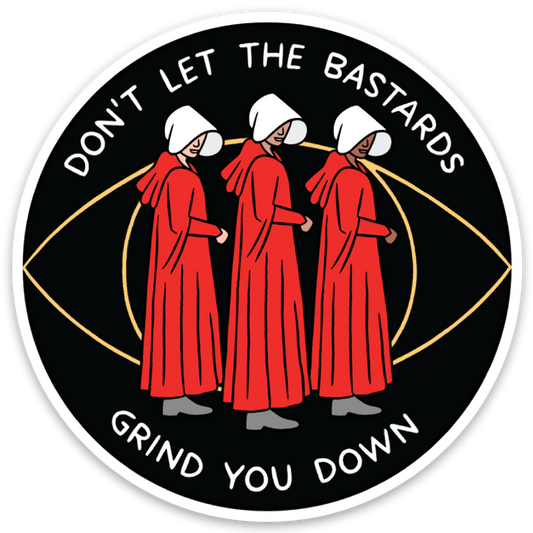 Handmaid's Tale Book Quote Die Cut Sticker