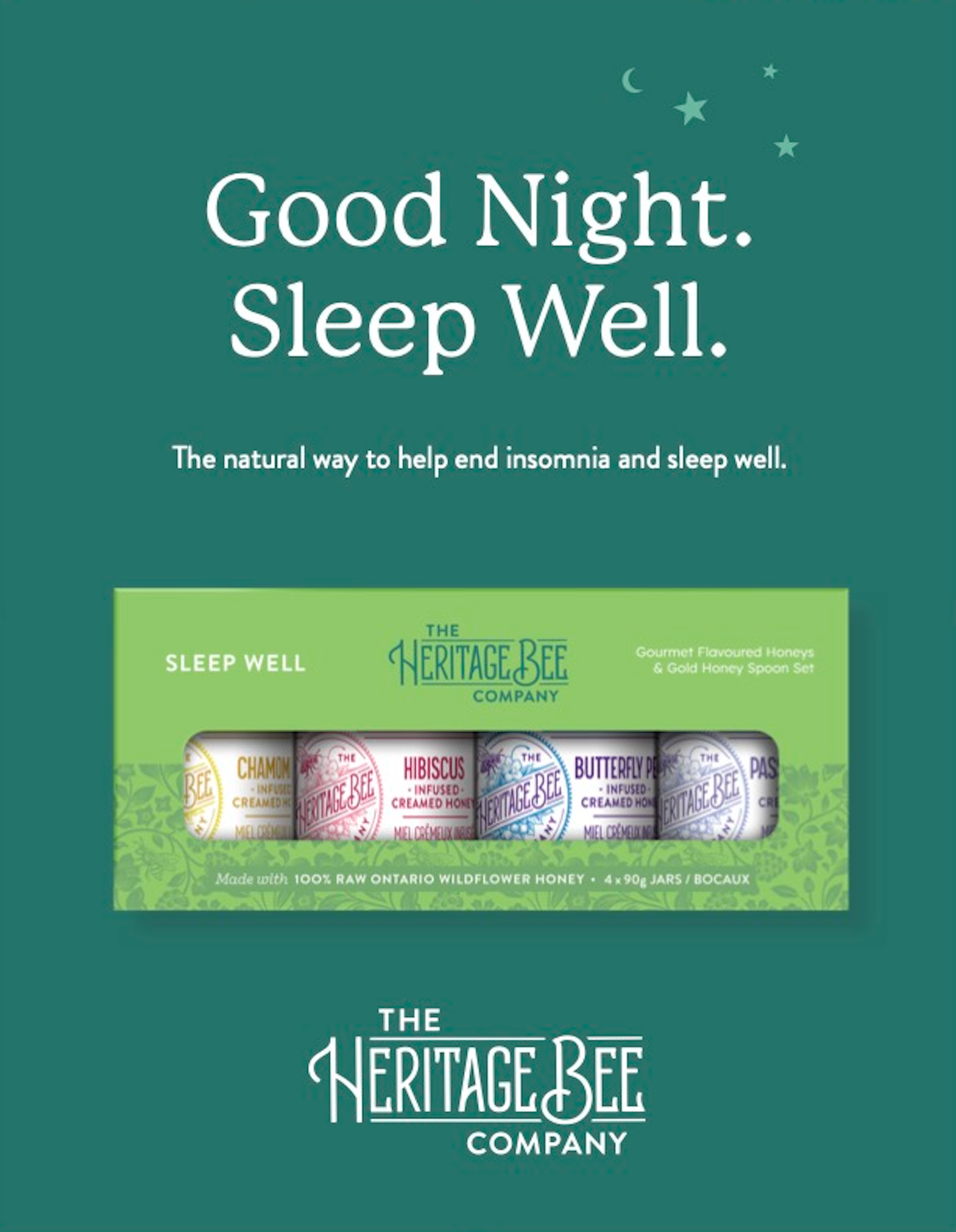 Heritage Bee: SLEEP WELL Gourmet Gift Set