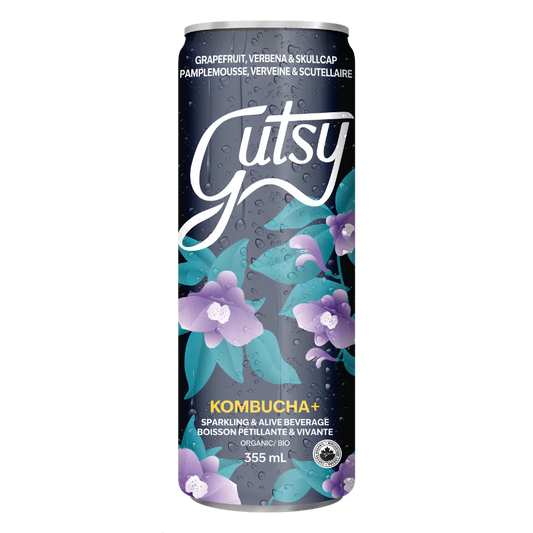 Gutsy: Grapefruit, Verbena and Skullcap Kombucha+