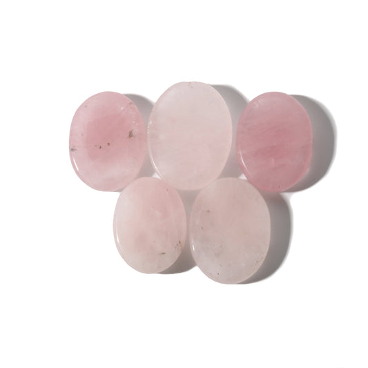 Rose Quartz Worry Stone