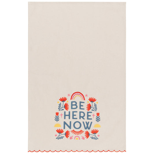 Be Here Now Dishtowel