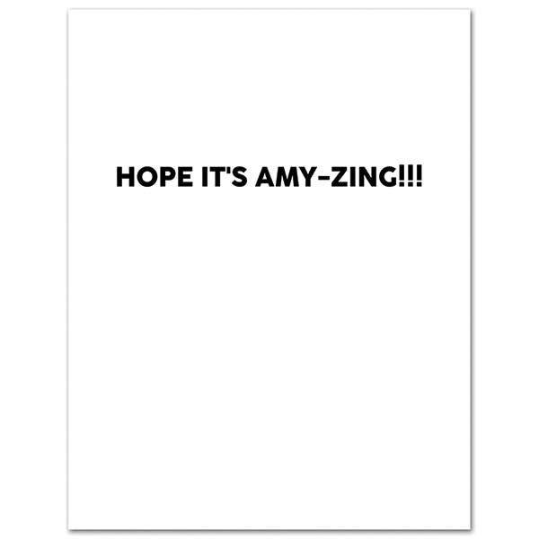 Amy Winehouse Birthday Card
