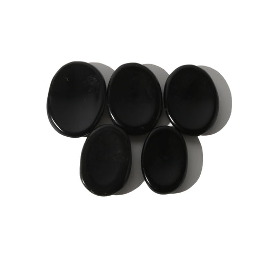 Obsidian Black Worry Stone