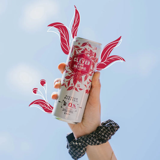 Clever Mocktail: Non Alcoholic Pink Gin and Tonic