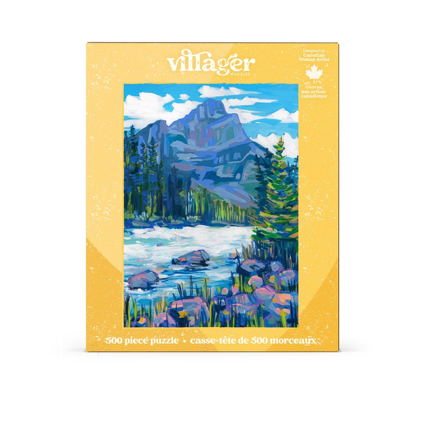 Kicking Horse Mountain | 500-Piece Puzzle for Adults | Designed in Canada by Amy Dixon