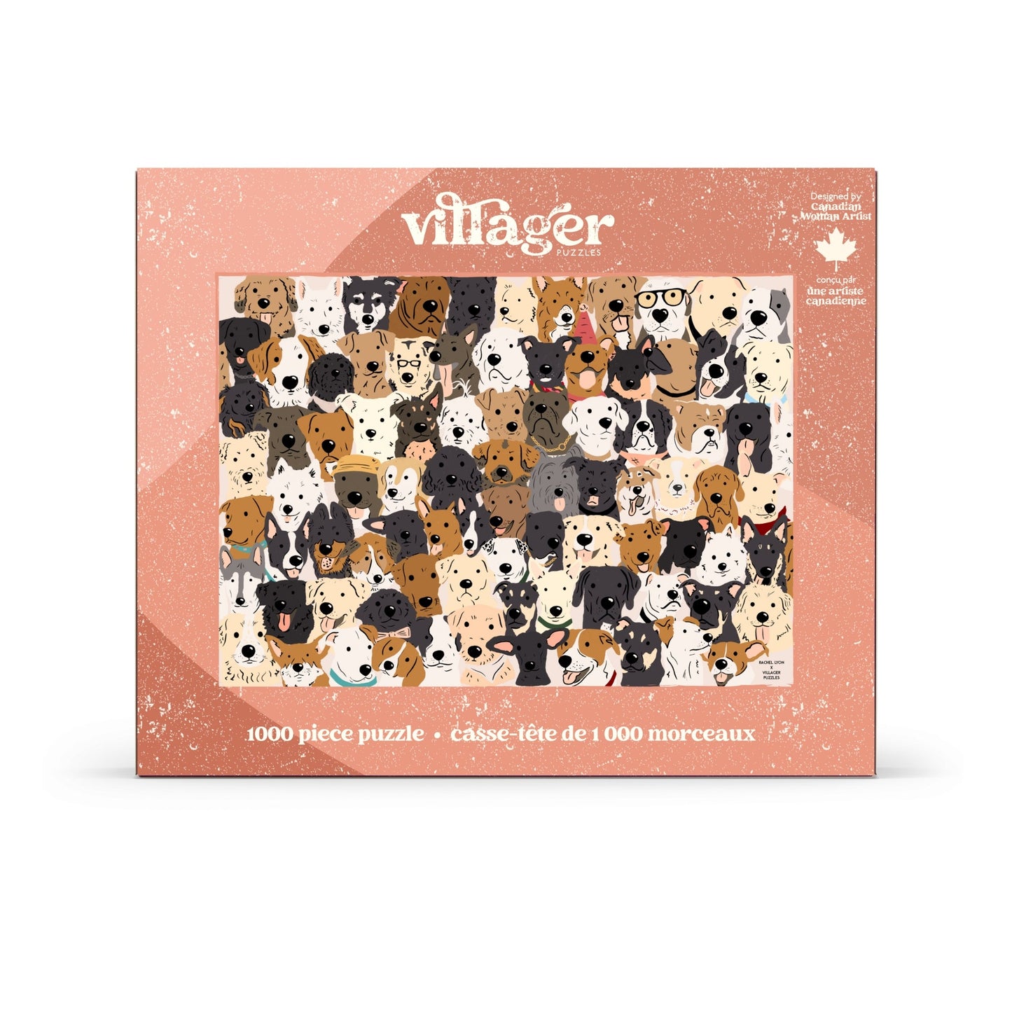 Rescue Dogs | 1000-Piece Puzzle for Adults | Designed in Canada by Rachel Lyon