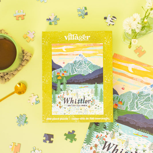 Whistler Mountain | 500-Piece Puzzle for Adults | Designed in Canada by Anja Jane
