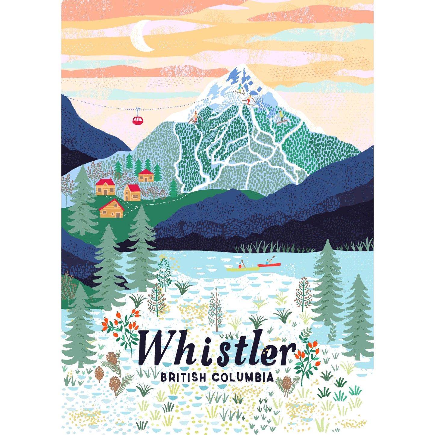 Whistler Mountain | 500-Piece Puzzle for Adults | Designed in Canada by Anja Jane