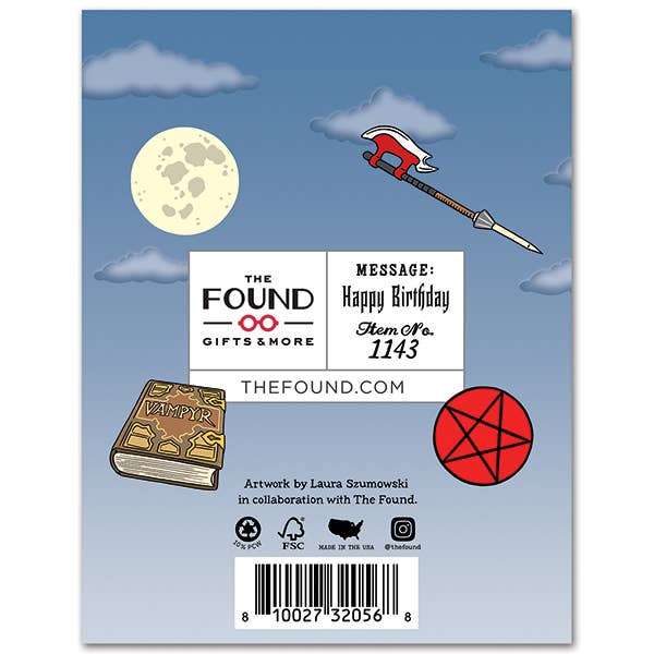 Buffy You Were Born to Slay Birthday Card