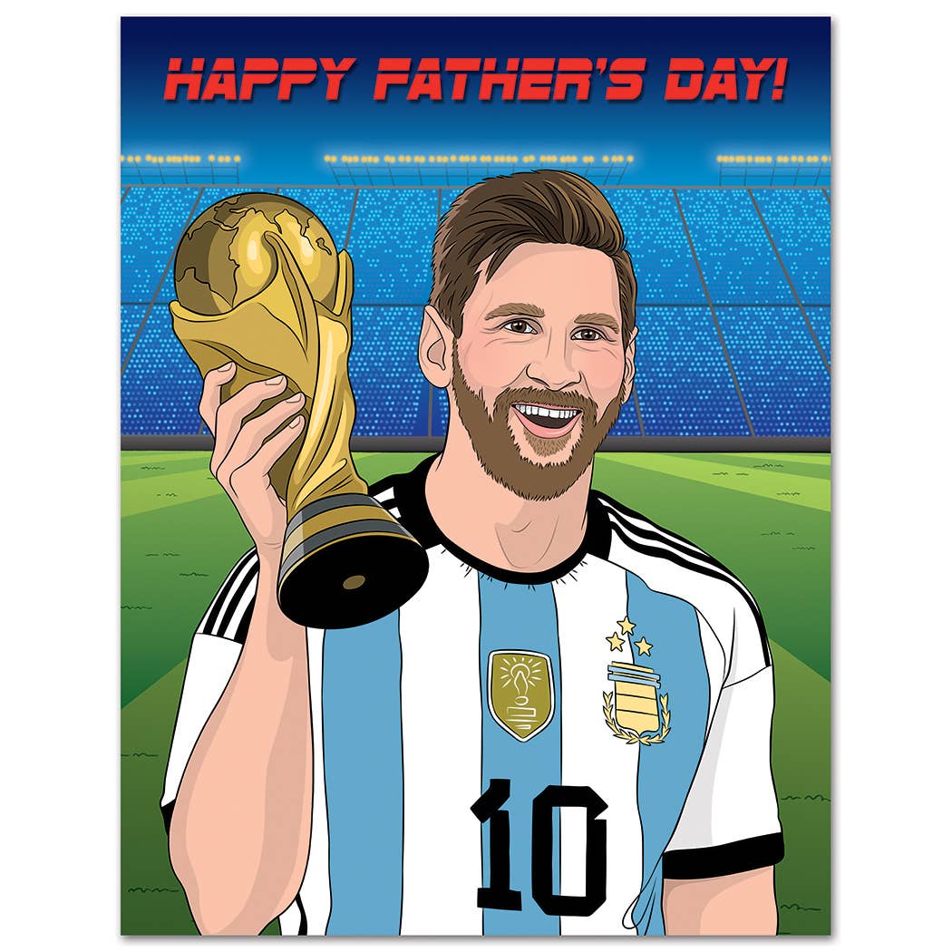 Lionel Messi Father's Day Card