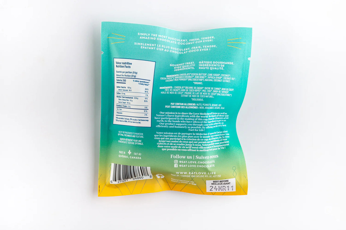 EATLOVE: Organic Coconut Cup