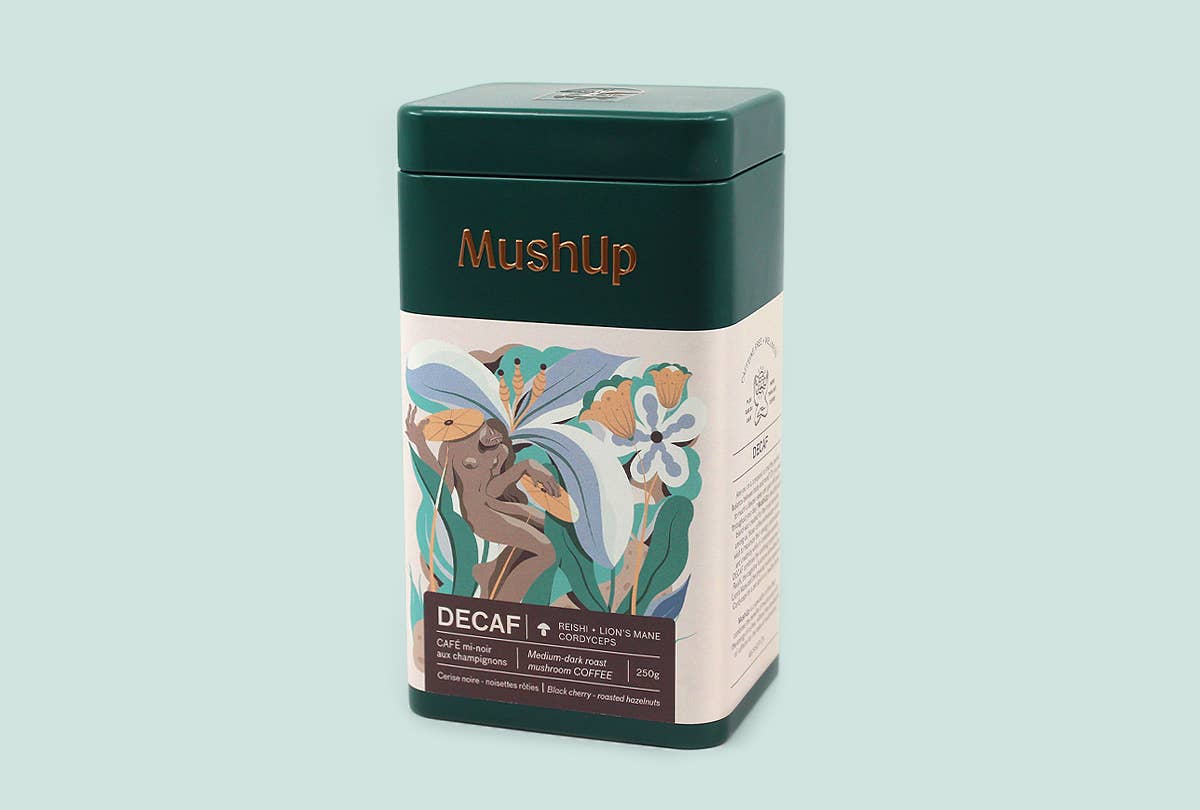 Whole Bean Mushroom coffee - DECAF [Lion's Mane + Cordyceps]