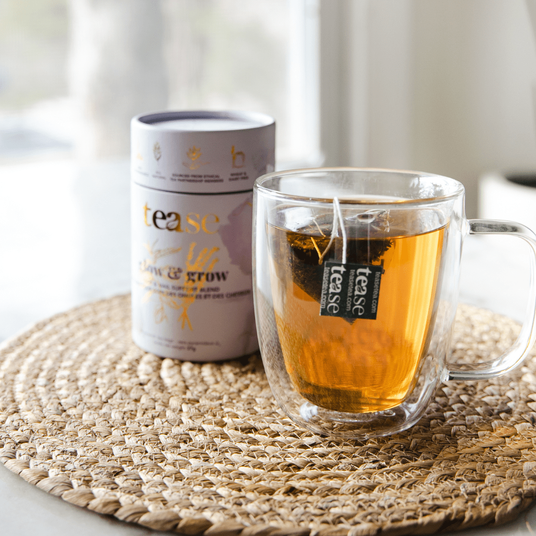 Tease: Glow & Grow Superfood + Adaptogen Tea Blend | Beauty Support