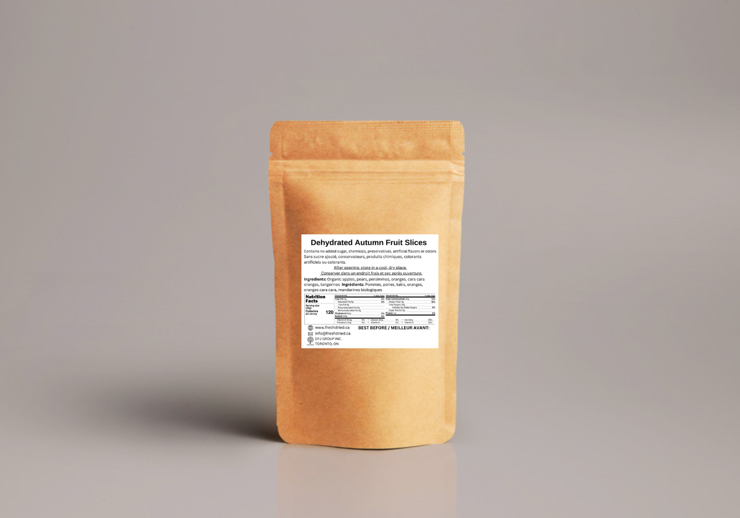 Organic Dried Fruit Autumn Mix