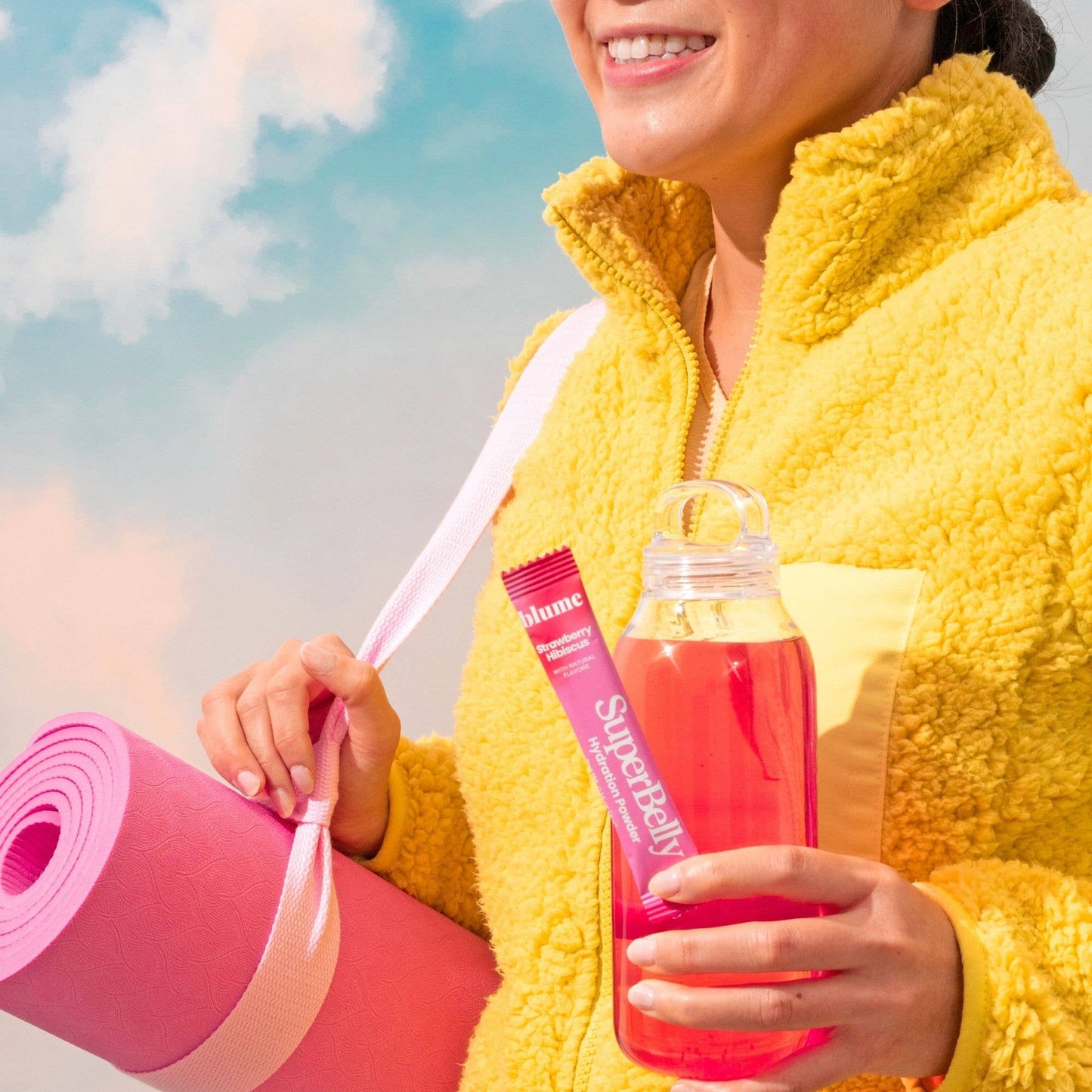 blume: SuperBelly Hydration & Gut Mix -- Strawberry Hibiscus