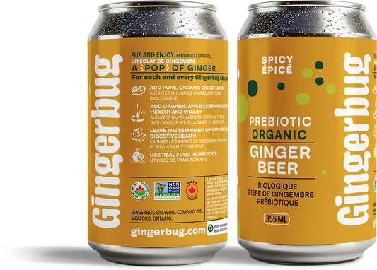 Gingerbug: SPICY Prebiotic Ginger Beer