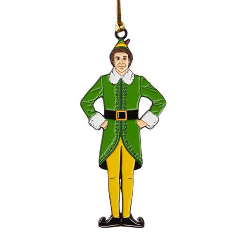Elf Enamel Ornament